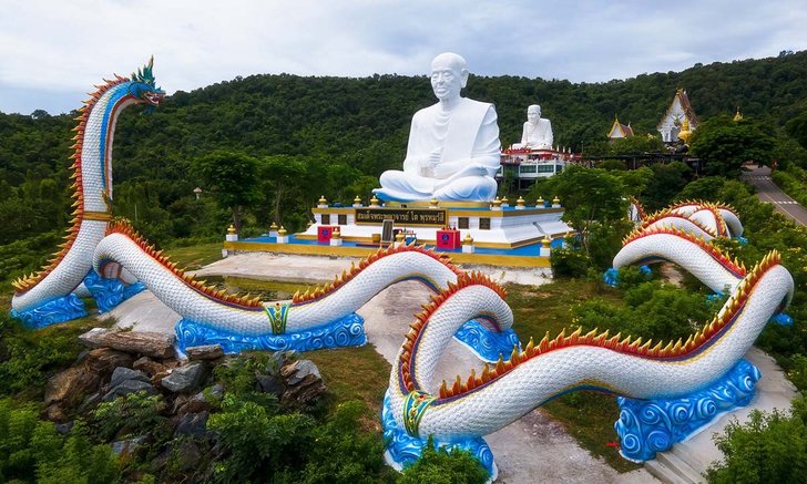 วัดเขาสูงแจ่มฟ้า อันซีนพุทธศิลป์แห่งเมืองกาญจนบุรี
