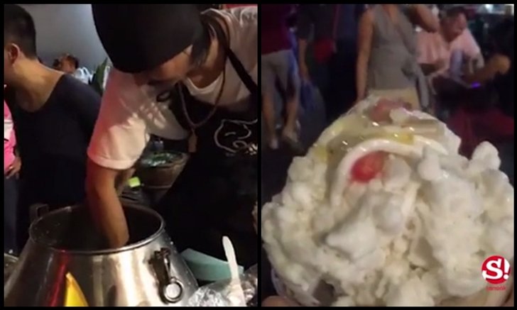 ลัดเลาะ "เยาวราช" ชิม ไอศกรีมกะทิสด..ราดซอสเกสรดอกมะพร้าว
