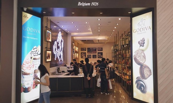 Godiva ร้านของเหล่าคนรักช็อกโกแลตต้องไปโดน