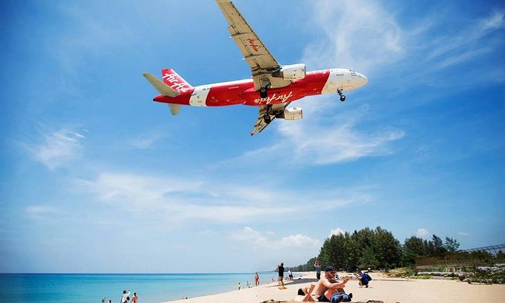 Unseen Thailand!! พาชมเครื่องบิน Landing เหนือชายหาดไม้ขาว จ.ภูเก็ต
