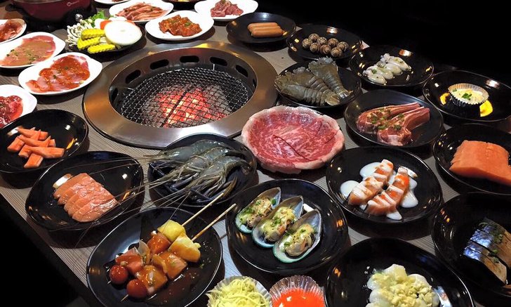 Buffet ปิ้งย่าง+ชาบูราคาเบาๆใจกลางสุขุมวิท รวมกุ้งแม่น้ำ แซลมอน ไข่กุ้ง แถมชีสแบบไม่อั้น