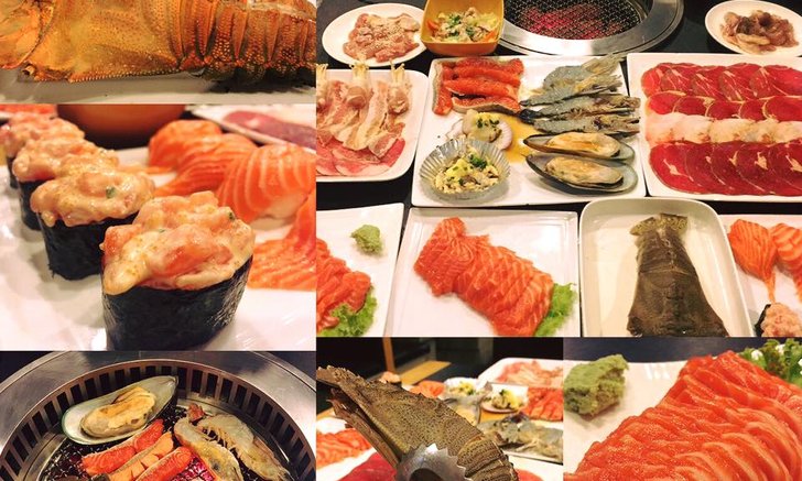 Buffet ปิ้งย่าง ปลาดิบ แถมด้วยกุ้งแม่น้ำแบบไม่ต้องแกะเอง!