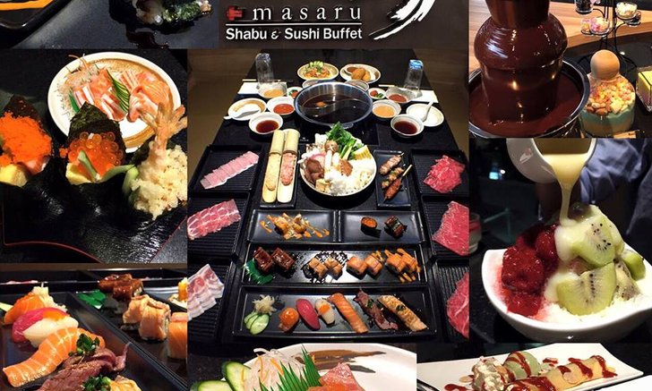 MASARU บุฟเฟต์ชาบูน้องใหม่ เอาใจคนรักซูชิและของหวาน