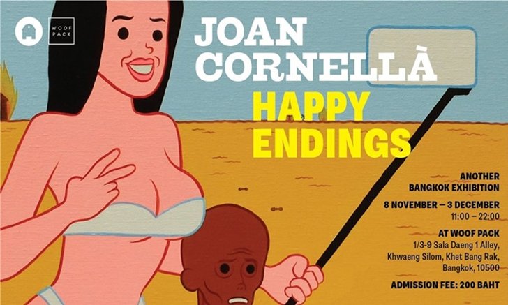 “Happy Endings” นิทรรศการโลกไม่สวยของศิลปินตลกร้าย Joan Cornellà