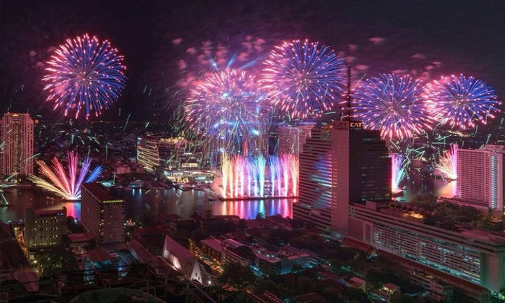 รวมภาพความประทับใจ พลุปีใหม่สุดอลังการ ณ ไอคอนสยาม