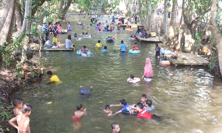 คลองกุนุงจนอง แหล่งเล่นน้ำคลายร้อน สถานที่ท่องเที่ยวแห่งใหม่ของเมืองเบตง
