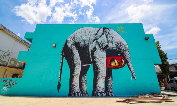 Street Art เมืองยะลา "เสพงานศิลป์ ถิ่นบินหลา"  งานศิลปะแห่งสันติ