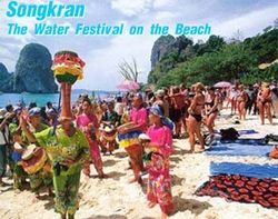 Songkran The Water Festival on the Beach