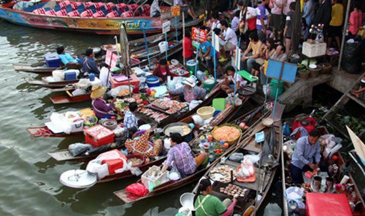 รวมมิตรสุดยอดของอร่อย 'ตลาดน้ำยามเย็นอัมพวา'