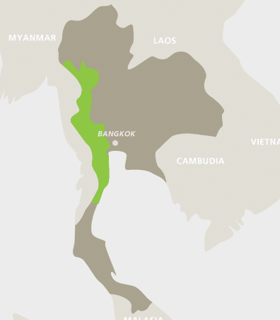 แผนที่กาญจนบุรี