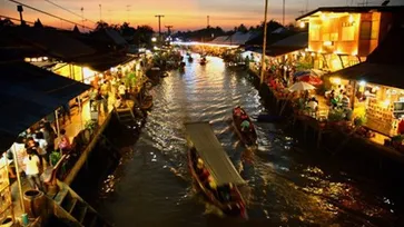 "9 ตลาดน้ำ...ใกล้กรุง" อิ่มอร่อย ในบรรยากาศแบบดั้งเดิม