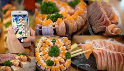 Fuku Intown บุฟเฟ่ต์ปลาแซลมอน 499 บาท Net รวมเครื่องดื่ม | Digital Gateway ชั้น 2 (สยามสแควร์)