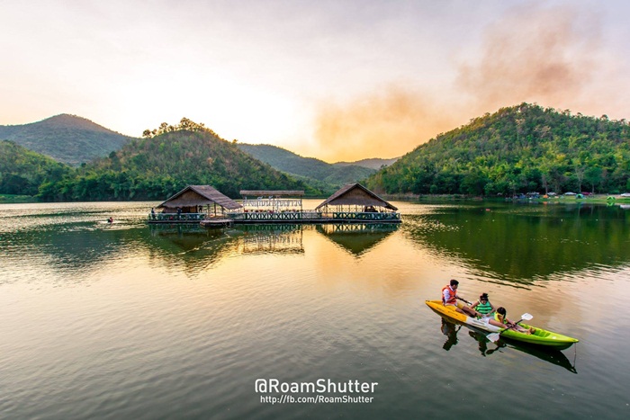 พายเรือแคนนู อ่างเก็บน้ำหุบเขาวง