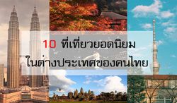 10 จุดหมายทั่วโลกที่ได้รับความนิยมจากผู้เดินทางชาวไทย ไม่ไปไม่ได้แล้ว !!