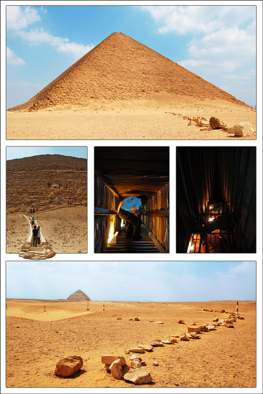 Red Pyramid and Bent Pyramid of Dashur