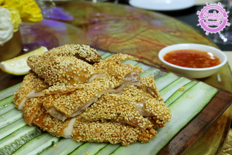 16 Roasted chicken with sesame