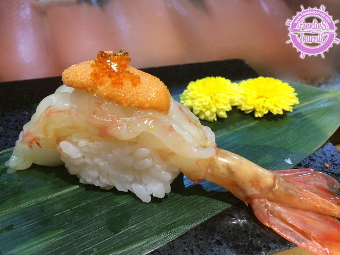 Botan Ebi Uni Nigiri