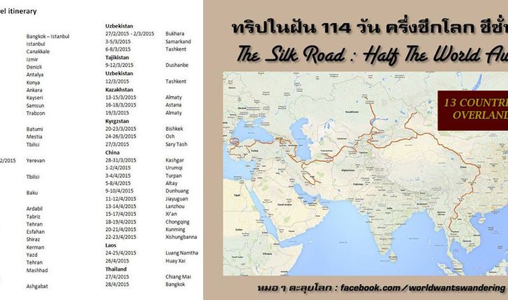 24 Memorable pictures along "The Silk Road" ระหว่างทาง “ครึ่งซีกโลก”