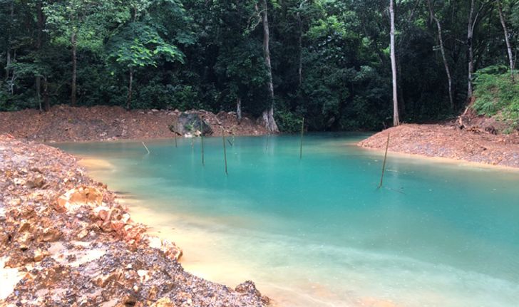 สุดมหัศจรรย์ธารสีฟ้ามรกตโผล่หน้าถ้ำหลวง-ขุนน้ำนางนอน!