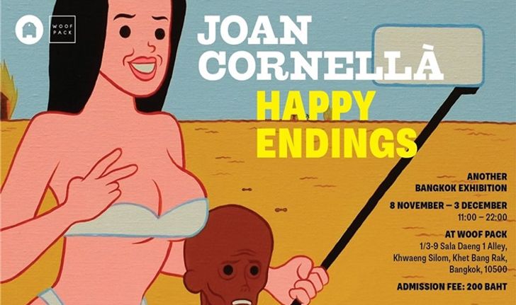 “Happy Endings” นิทรรศการโลกไม่สวยของศิลปินตลกร้าย Joan Cornellà