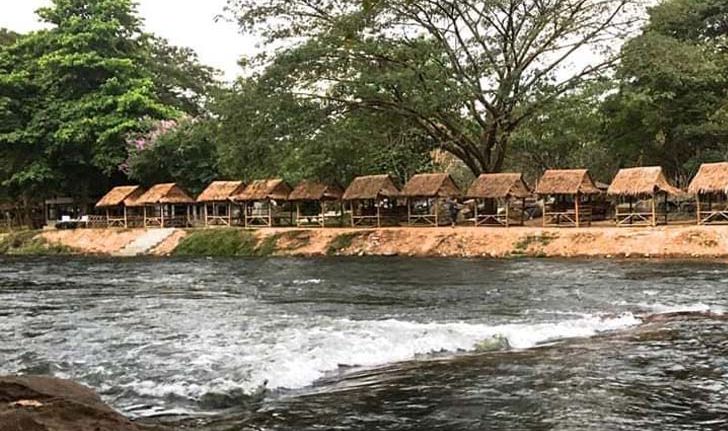 หาดชมจันทร์นครนายก จุดกางเต็นท์ริมน้ำสุดสดชื่น