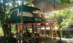 Camping one at Suan Phueng กางเต็นท์นอนสุดชิลริมลำธาร