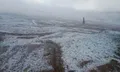 ภาพทิวเขาภูทับเบิกหลังพายุลูกเห็บตกนานเกือบชั่วโมง ขาวโพลนราวกับหิมะตก!