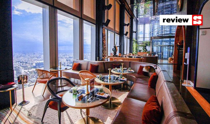 รีวิว Mahanakhon Bangkok Skybar ห้องอาหารที่ตั้งอยู่สูงที่สุดของเมืองไทย