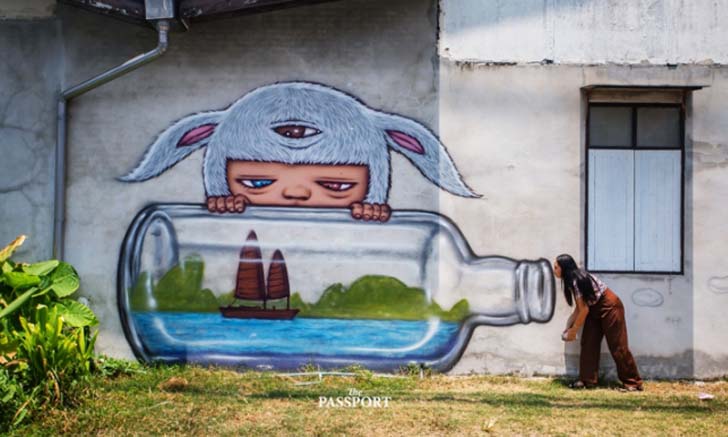 3 Street Art น้องมาร์ดี เมืองพังงา