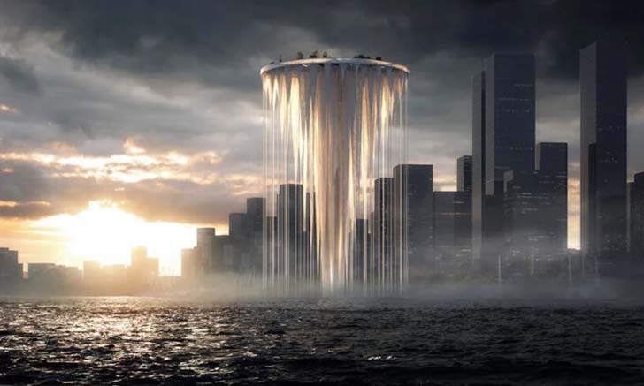 เซินเจิ้น เผยแผนสร้างแลนด์มาร์คแห่งใหม่ ตึกกลางน้ำรูปทรงเหมือนหลุดมาจากโลกอนาคต!