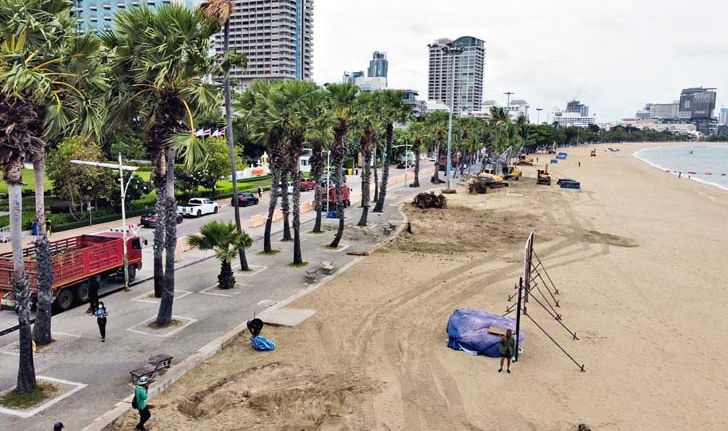 Pattaya New look ปรับโฉมใหม่ภูมิทัศน์ชายหาดพัทยา เตรียมรองรับการท่องเที่ยว