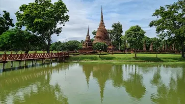 อุทยานประวัติศาสตร์สุโขทัยน้ำไม่ท่วม! สะท้อนภูมิปัญญาระบบชลประทานเมื่อ 700 ปีก่อน