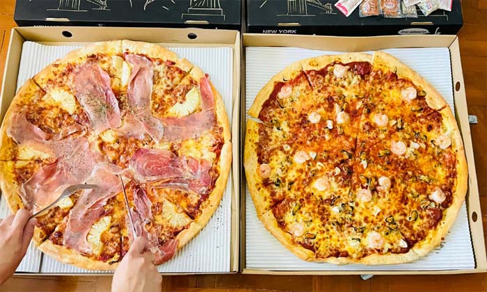 The Pizza Company จัดโปร นิวยอร์กพิซซ่าไซซ์ยักษ์ 18 นิ้ว ซื้อ 1 แถม 1 ฟินได้ทั้งบ้าน!