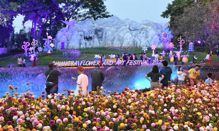 Chiangrai Asean Flowers Festival 2022 เทศกาลดอกไม้กลางเมืองหนาวเชียงราย