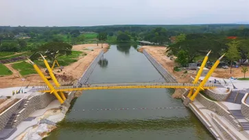 สะพานจัมปานคร แลนด์มาร์คแห่งใหม่เมืองระยอง พร้อมเปิดให้เที่ยวแล้ว