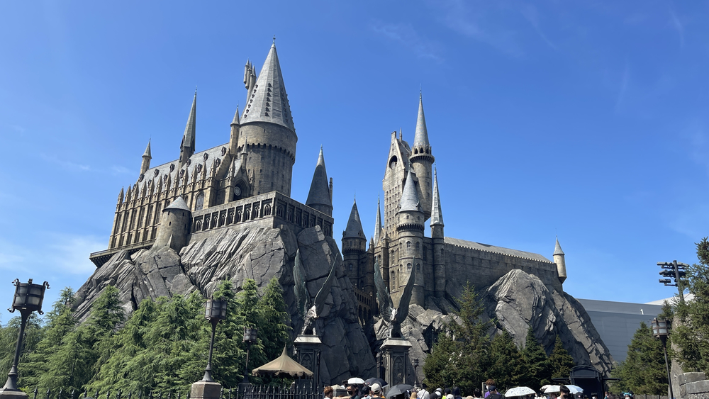 Castles inside The Wizarding World of Harry Potter area