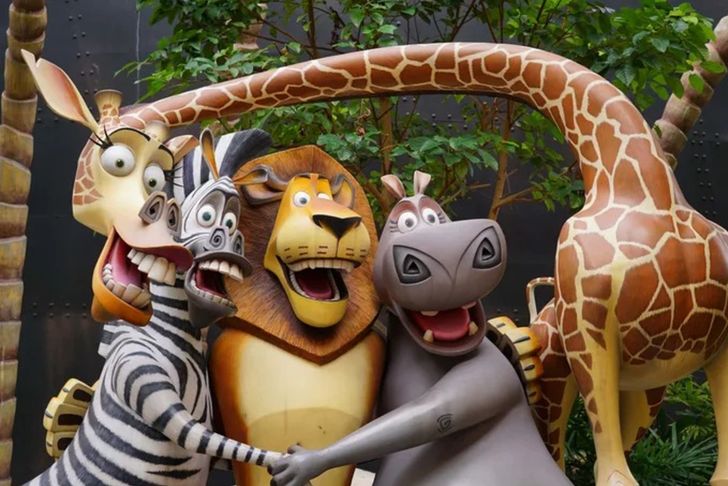 ตัวละครจาก Madagascar - Universal Studios Singapore