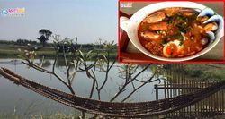 สายเส้น สายแซ่บ "ก๋วยเตี๋ยวไกวเปล" เสิร์ฟพร้อมกุ้งตัวโตๆ