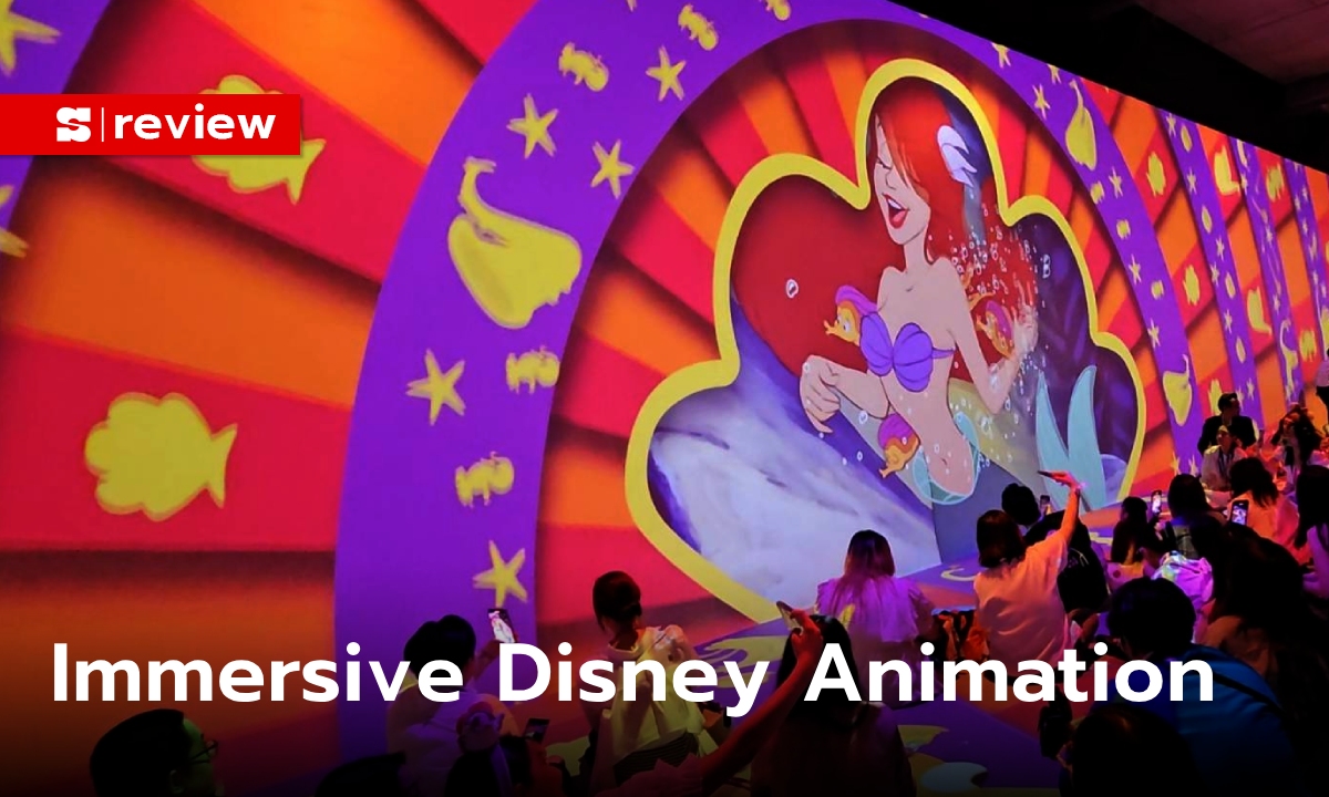 พาชมนิทรรศการ Immersive Disney Animation ครั้งแรกใ