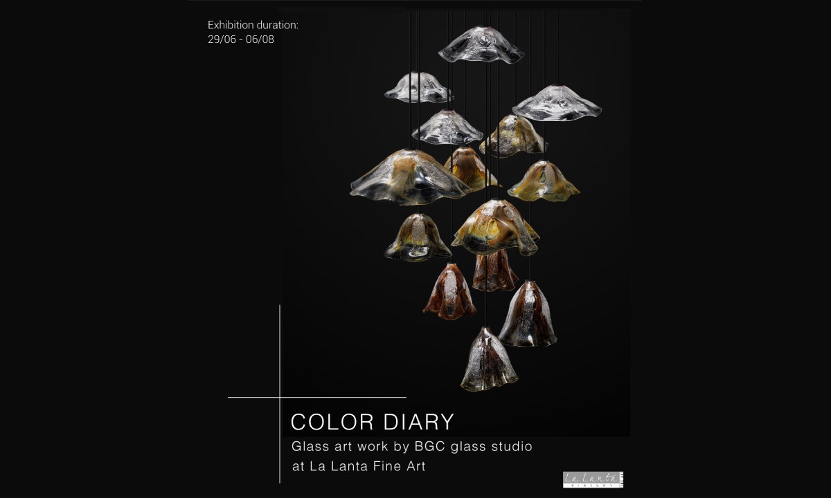 นิทรรศการ COLOR DIARY บันทึกสีสันแห่งชีวิตผ่านผลงานศิลปะแก้ว