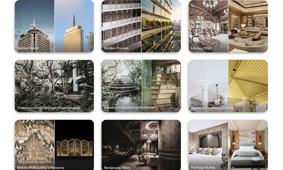 9 อัตลักษณ์แห่งความภาคภูมิใจ สู่การรังสรรค์บริบทใหม่ของ โรงแรมดุสิตธานี กรุงเทพ