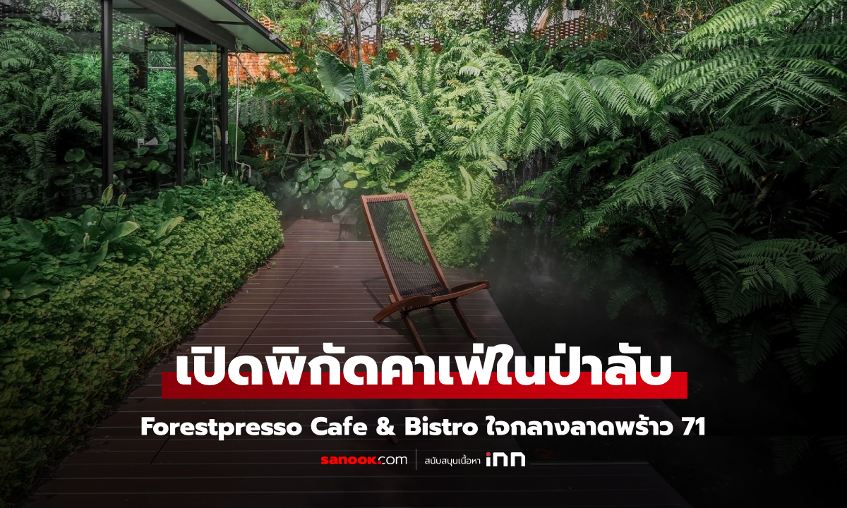 เปิดพิกัดคาเฟ่ในป่าลับ ใจกลางลาดพร้าว 71 Forestpresso Cafe & Bistro