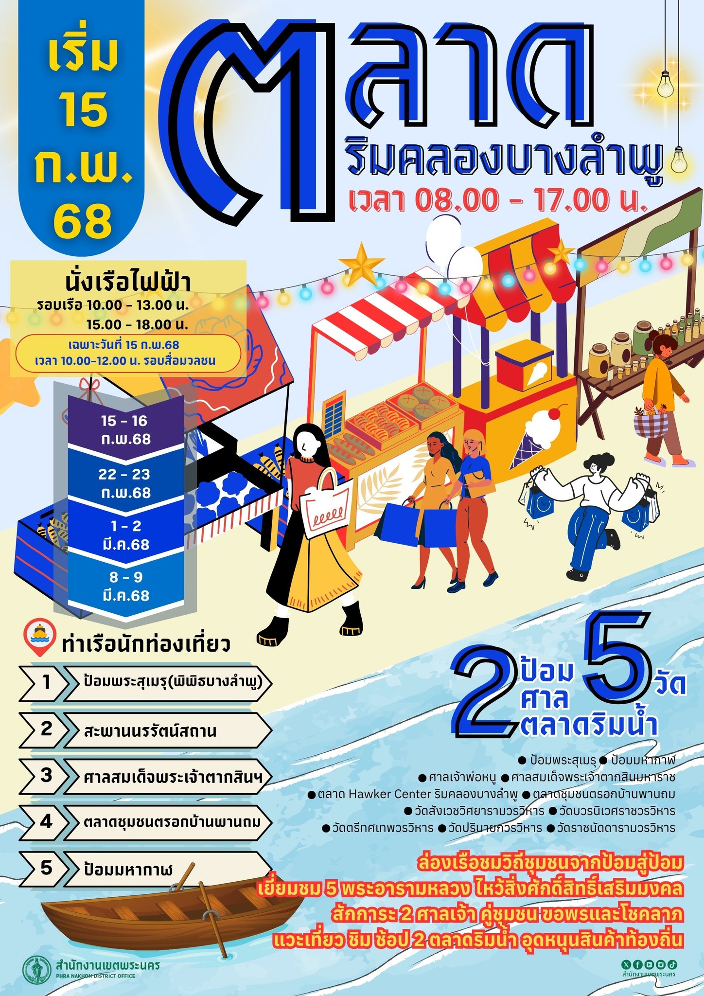 ตลาดริมคลองบางลำพู