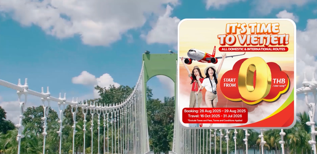 โปร Vietjet 0 บาท
