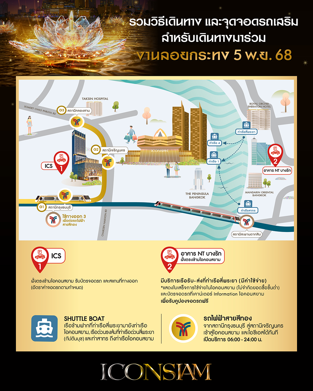 ลอยกระทง ไอคอนสยาม