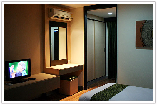ห้องพักที่โรงแรมพนธารา จ.ชุมพร