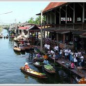 ตลาดน้ำคลองลัดพลี อ.ดำเนินสะดวก