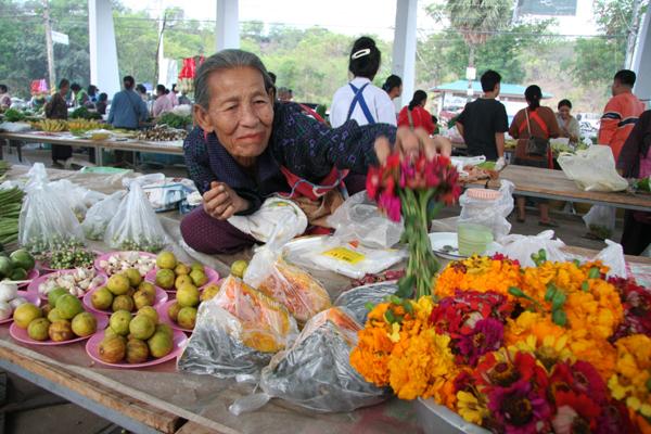 ตลาดเช้า อ.โขงเจียม