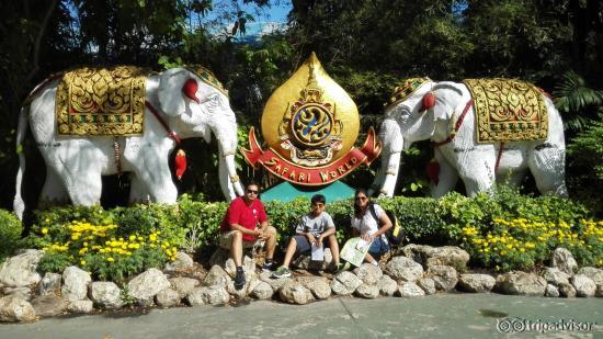 At the safari world...