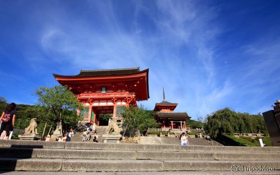 參觀當天天氣非常好，氣温有點高。趕在關門前拜了主寺。